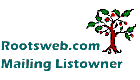 Rootsweb.com Mailing Listowner