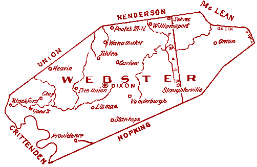 1894 Webster Co map