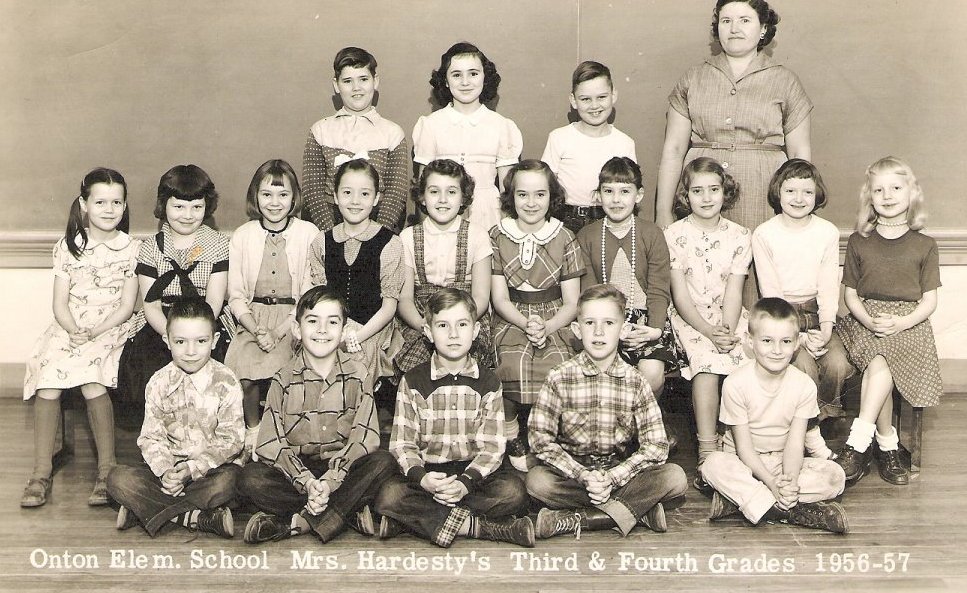 Onton 3 and 4 grade, 1956-1957