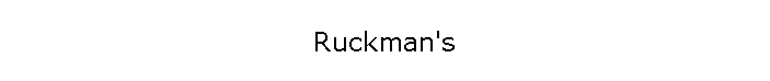 Ruckman's