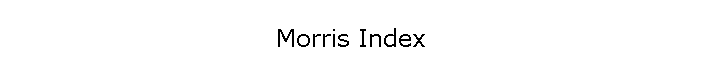 Morris Index