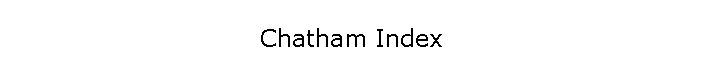 Chatham Index