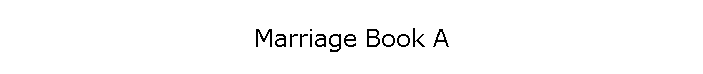 Marriage Book A