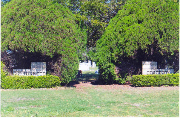 Cottonwood Cemetery, Falls County, TXGenWeb