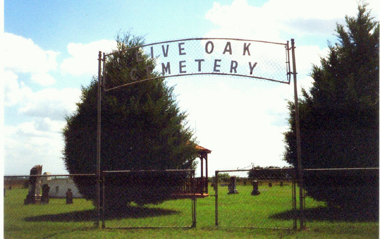 Live Oak Cemetery, Falls County, Texas