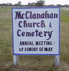 McClanahan Cemetery, Falls County, Texas