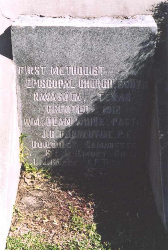 Description: First Methodist Episcopal Church Marker