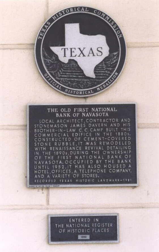 Description: First National Bank Historical Marker