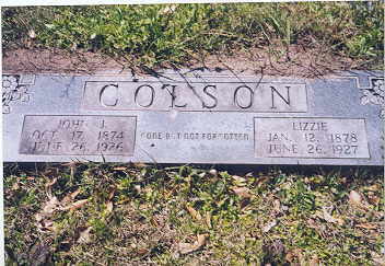 John J. and Lizzie Colson