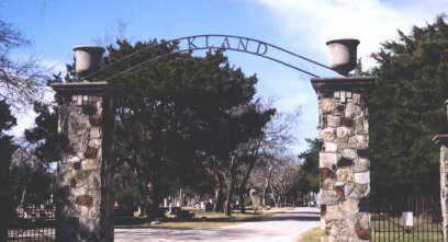 Description: Oakland Cemetery, Navasota