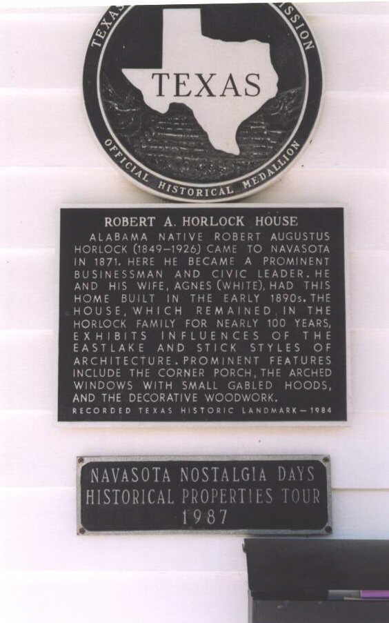 Description: Robert A. Horlock House Historical Marker
