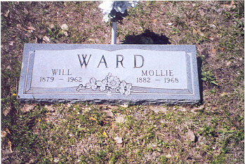 Will and Mollie Ward Tombstone