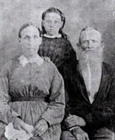Reuben W. Keith, wife Mary Margaret Martin and daughter, Julia Alice