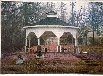 Newly rebuilt gazebo at Sebree Springs Park