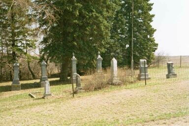 Tombstones in Fricke-Guenther Cemetery