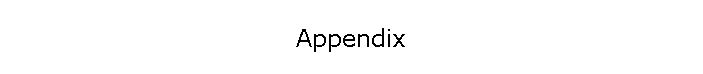Appendix