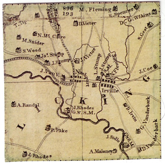Muskingum County, Licking Township Plat Map