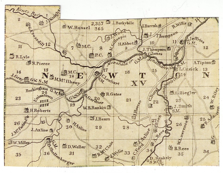 Newton County, Newton Township Plat Map