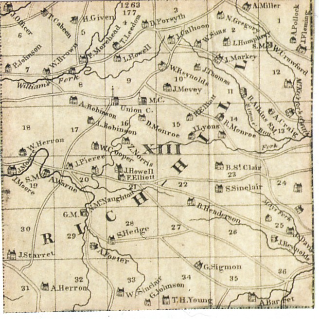 Rich Hill County, Rich Hill Township Plat Map