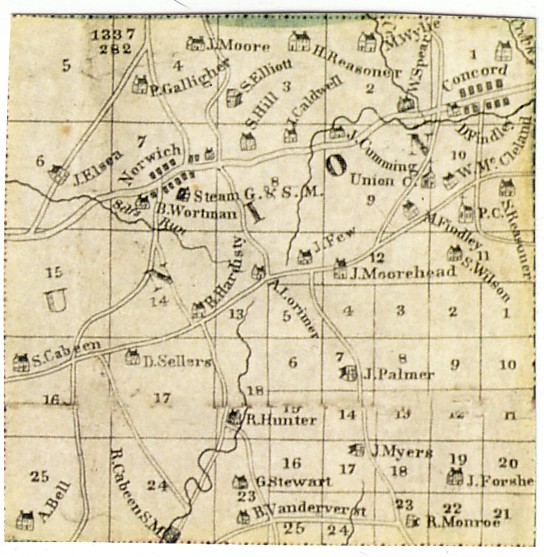 Union County, Union Township Plat Map