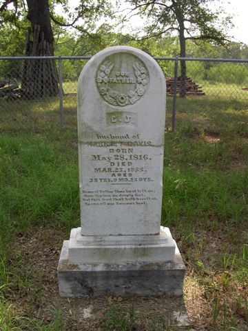 C. J. Davis Tombstone