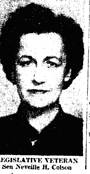 Sen. Neveille Colson, Grimes County, TXGenWeb