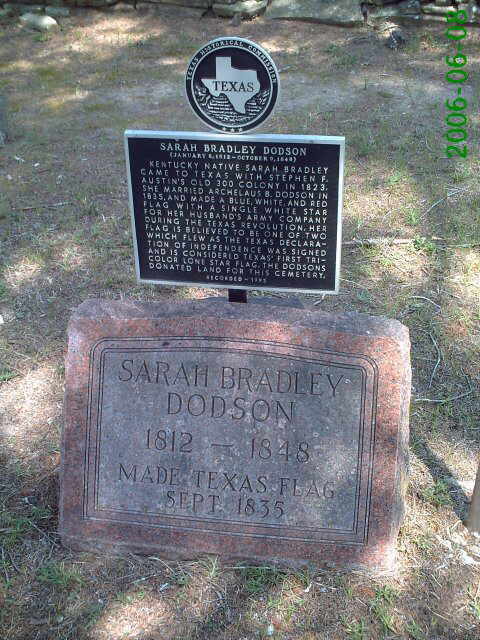 Sarah Bradley Dodson Marker