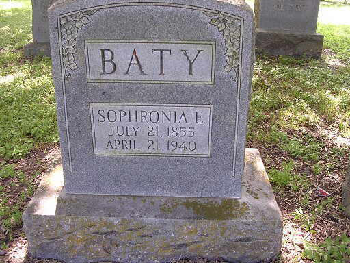 Sophronia E. Baty
