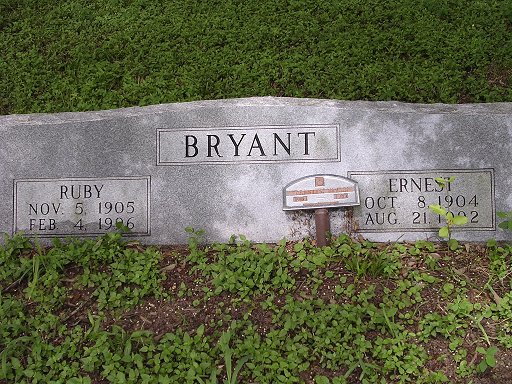 Ruby and Ernest Bryant