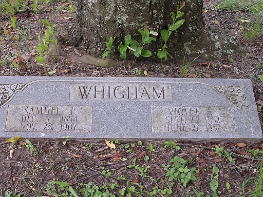 Samuel J. and Violet A. Whigham