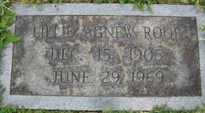 Lillie Dove <i>Agnew</i> Roop
