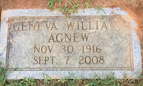 Geneva <i>Williams</i> Agnew