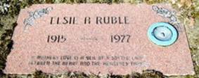 Elsie A <i>Gray</i> Ruble