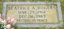 Beatrice Fannie <i>Alderman</i> Rogers