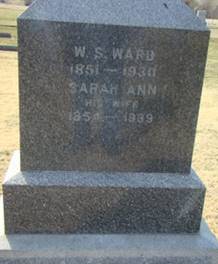 Sarah Ann <i>Barnhart</i> Ward