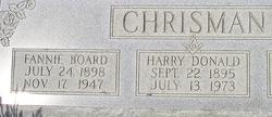 Frances Fannie <i>Board</i> Chrisman