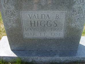 Valda Aleene <i>Bond</i> Higgs