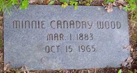 Minnie <i>Canaday</i> Wood
