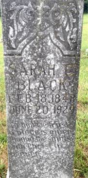 Sarah Elizabeth <i>Bower</i> Black
