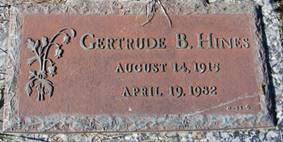 Gertrude <i>Bower</i> Hines