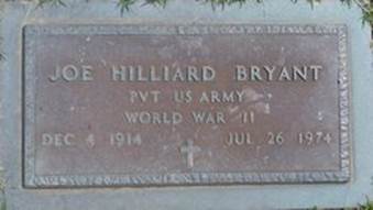  Joe Hilliard Bryant