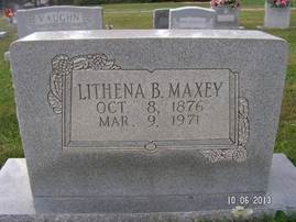 Emily Lithena Millie <i>Burnett</i> Maxey