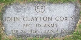 John Clayton J.C. Cox, Sr