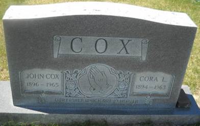 Cora Lillie <i>Hollandsworth</i> Cox