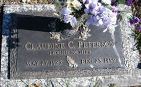 Claudine <i>Cox</i> Peterson