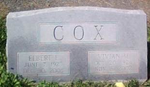 Rev Elbert Lee Cox