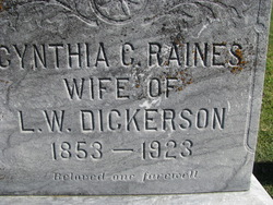  Cynthia C. <I>Raines</I> Dickerson