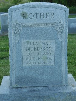  Etta Mae <I>McDaniel</I> Dickerson