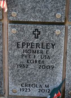 Pvt Homer Edwin Epperley