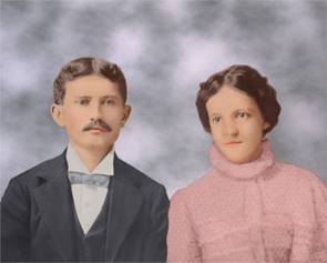 Wedding25Dec1897MilesGilbertFrancisIndiaMaudeCannaday